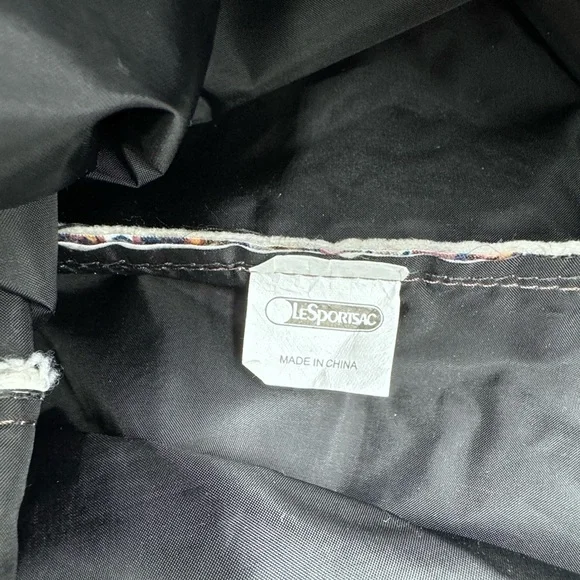 LesportSac Large Brown Paisley Duffle Bag - Picture 7 of 7